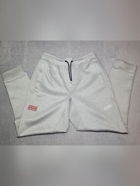 Legends Gray Joggers Rare HBKN Logo Embroidered Men’s Athletic Pants M NWOT